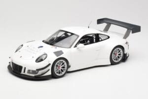 Porsche 911 991.1 GT3 R Hvid Med Sølvfælge Minichamps 1:18 153166000 Metal