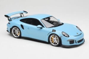 Porsche 911 991.1 GT3 RS Blå Matte Fælge Minichamps 1:18 153066235 Metal — billede 4 af 6