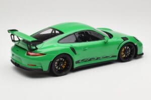 Porsche 911 991.1 GT3 RS Grøn Sorte Fælge Minichamps 1:18 153066228 Metal — billede 2 af 6