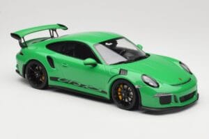 Porsche 911 991.1 GT3 RS Grøn Sorte Fælge Minichamps 1:18 153066228 Metal — billede 4 af 6
