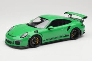 Porsche 911 991.1 GT3 RS Grøn Sorte Fælge Minichamps 1:18 153066228 Metal