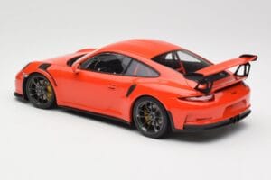 Porsche 911 991.1 GT3 RS Lava Orange Minichamps 1:18 155066220 Metal — billede 5 af 6