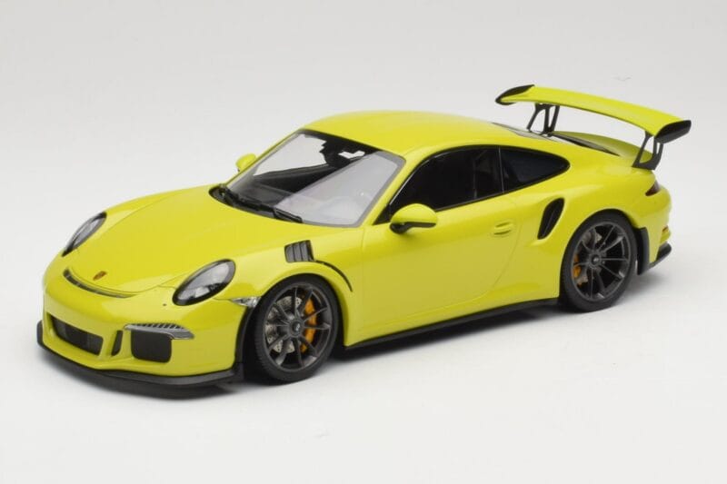 Porsche 911 991.1 GT3 RS Lysegrøn Minichamps 1:18 155066222 Metal