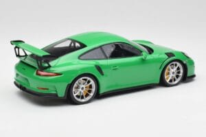 Porsche 911 991.1 GT3 RS Lizard Grøn & Sølv Hjul Minichamps 1:18 153066229 Metal — billede 2 af 6