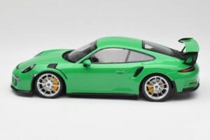 Porsche 911 991.1 GT3 RS Lizard Grøn & Sølv Hjul Minichamps 1:18 153066229 Metal — billede 3 af 6