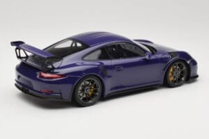 Porsche 911 991.1 GT3 RS Ultraviolet Minichamps 1:18 155066221 Metal — billede 2 af 6