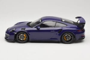 Porsche 911 991.1 GT3 RS Ultraviolet Minichamps 1:18 155066221 Metal — billede 3 af 6