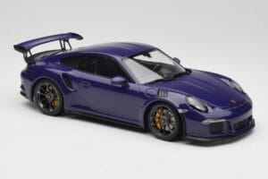 Porsche 911 991.1 GT3 RS Ultraviolet Minichamps 1:18 155066221 Metal — billede 4 af 6