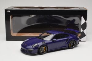 Porsche 911 991.1 GT3 RS Ultraviolet Minichamps 1:18 155066221 Metal — billede 6 af 6