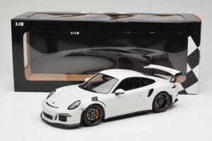 Porsche 911 991.1 GT3 RS Hvid Sorte Fælge Minichamps 1:18 153066224 Metal — billede 6 af 6