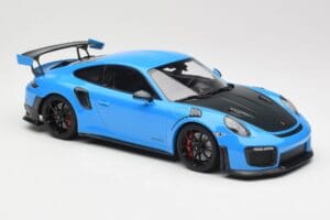 Porsche 911 991.2 GT2 RS Blå med Sorte Fælge Minichamps 1:18 155068308 Metal — billede 4 af 6