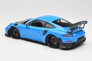 Porsche 911 991.2 GT2 RS Blå med Sorte Fælge Minichamps 1:18 155068308 Metal — billede 5 af 6
