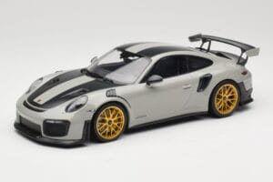 Porsche 911 991.2 GT2 RS Chalk Weissach Package Gyldne Fælge Minichamps 1:18 155068304 Metal