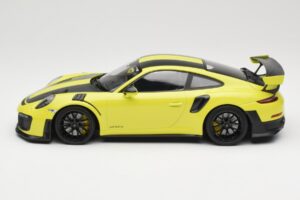 Porsche 911 GT2 RS 991.2 Weissach Package Grøn Sorte Fælge Minichamps 1:18 155068300-1 Metal — billede 3 af 6