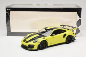 Porsche 911 GT2 RS 991.2 Weissach Package Grøn Sorte Fælge Minichamps 1:18 155068300-1 Metal — billede 6 af 6