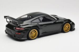 Porsche 911 991.2 GT2 RS Grøn Weissach Package Gyldne Fælge Minichamps 1:18 155068306 Metal — billede 2 af 6