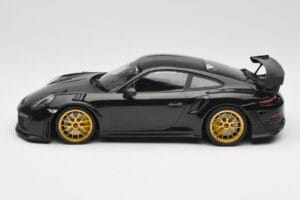 Porsche 911 991.2 GT2 RS Grøn Weissach Package Gyldne Fælge Minichamps 1:18 155068306 Metal — billede 3 af 6