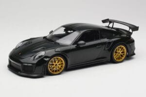 Porsche 911 991.2 GT2 RS Grøn Weissach Package Gyldne Fælge Minichamps 1:18 155068306 Metal