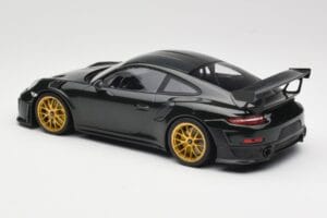 Porsche 911 991.2 GT2 RS Grøn Weissach Package Gyldne Fælge Minichamps 1:18 155068306 Metal — billede 5 af 6
