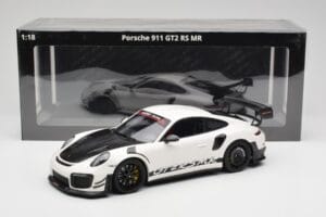 Porsche 911 991.2 GT2 RS Manthey Racing Hvid Minichamps 1:18 MR-911-GT3RS-1802-W Metal — billede 6 af 6