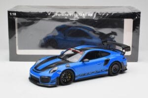 Porsche 911 991.2 GT2 RS MR Racing Blå Minichamps 1:18 MR-911-GT2RS-1806 Metal — billede 6 af 6