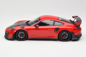 Porsche 911 GT2 RS 991.2 Rød Sorte Fælge Minichamps 1:18 155068307 Metal — billede 3 af 6