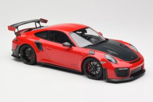 Porsche 911 GT2 RS 991.2 Rød Sorte Fælge Minichamps 1:18 155068307 Metal — billede 4 af 6