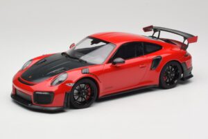 Porsche 911 GT2 RS 991.2 Rød Sorte Fælge Minichamps 1:18 155968307 Metal