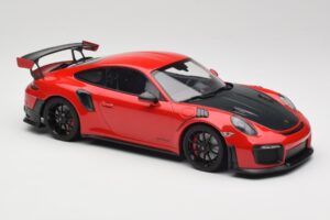 Porsche 911 GT2 RS 991.2 Rød Sorte Fælge Minichamps 1:18 155968307 Metal — billede 4 af 6