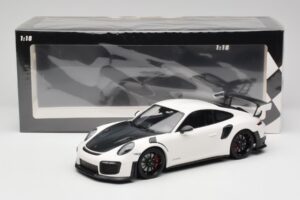 Porsche 911 991.2 GT2 RS Hvid Minichamps 1:18 155068301 Metal — billede 6 af 6