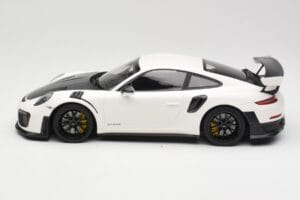 Porsche 911 991.2 GT2 RS Hvid med Sorte Fælge Minichamps 1:18 155068310 Metal — billede 3 af 6