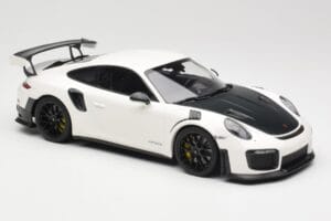 Porsche 911 991.2 GT2 RS Hvid med Sorte Fælge Minichamps 1:18 155068310 Metal — billede 4 af 6