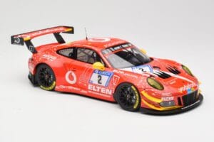 Porsche 911 991.2 GT3 R #2 Team Gigaspeed S. Bockmann 24 Hours of Nurburgring 2018 Minichamps 1:18 155186902 Metal — billede 4 af 6