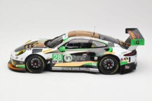 Porsche 911 991.2 GT3 R #28 Alegra Motorsports D. de Quesada / M. Morad Class Winners 24 Hours of Daytona 2017 Minichamps 1:1 — billede 3 af 6