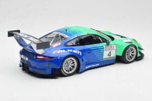 Porsche 911 991.2 GT3 R #4 Falken Motorsports J. Bergmeister / M. Ragginger VLN Westfalenfahrt 2017 Minichamps 1:18 155176904 — billede 2 af 6
