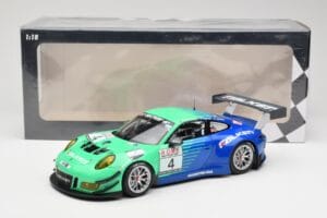 Porsche 911 991.2 GT3 R #4 Falken Motorsports J. Bergmeister / M. Ragginger VLN Westfalenfahrt 2017 Minichamps 1:18 155176904 — billede 6 af 6