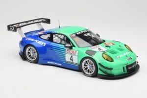 Porsche 911 991.2 GT3 R #4 Falken K. Bachler / M. Ragginger VLN Winner Round 6 2018 Minichamps 1:18 153186994 Metal — billede 4 af 6
