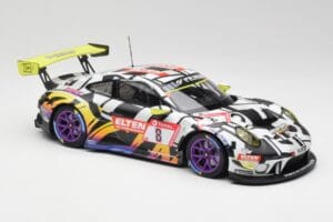 Porsche 911 991.2 GT3 R #8 Iron Force Ring Police 24 Hours Nürburgring 2019 Minichamps 1:18 153196088 Metal — billede 4 af 6