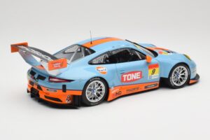 Porsche 911 991.2 GT3 R Pacific Gulf Racing #9 J. Lammers / K. Miura Super GT 300 Series 2017 Minichamps 1:18 155176909 Metal — billede 2 af 6