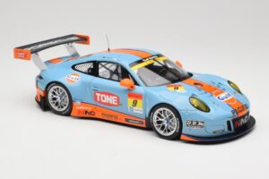 Porsche 911 991.2 GT3 R Pacific Gulf Racing #9 J. Lammers / K. Miura Super GT 300 Series 2017 Minichamps 1:18 155176909 Metal — billede 4 af 6