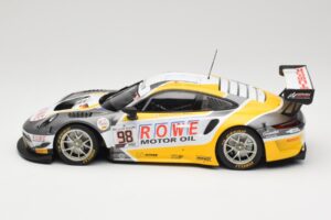 Porsche 911 991.2 GT3 R Rowe Racing #98 N. Muller / R. Dumas / M. Jaminet 24 Hours of Spa 2019 Minichamps 1:18 155196098 Meta — billede 3 af 6