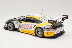 Porsche 911 991.2 GT3 R Rowe Racing #98 N. Muller / R. Dumas / M. Jaminet 24 Hours of Spa 2019 Minichamps 1:18 155196098 Meta — billede 5 af 6
