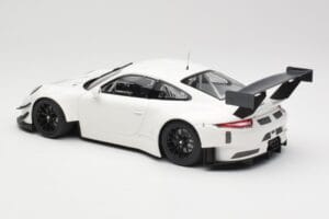 Porsche 911 991.2 GT3 R Hvid med Sorte Fælge Minichamps 1:18 155186900 Metal — billede 5 af 6