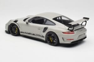 Porsche 911 991.2 GT3 RS Chalk Wording Sorte Fælge Minichamps 1:18 153068230 Metal — billede 5 af 6
