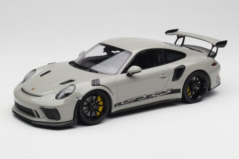 Porsche 911 991.2 GT3 RS Chalk Wording Sorte Fælge Minichamps 1:18 153068230 Metal