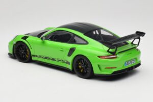 Porsche 911 991.2 GT3 RS Weissach Package Grøn Minichamps 1:18 153068233 Metal — billede 5 af 6