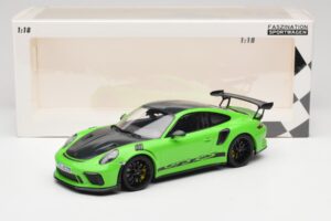 Porsche 911 991.2 GT3 RS Weissach Package Grøn Minichamps 1:18 153068233 Metal — billede 6 af 6