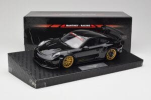 Porsche 911 991.2 GT3 RS Manthey Racing Sort Minichamps 1:18 MR-911-GT3RS-1803 Metal — billede 6 af 6