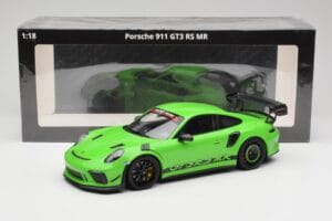 Porsche 911 991.2 GT3 RS Manthey Racing Racing Grøn Minichamps 1:18 MR-911-GT3RS-1802 Metal — billede 6 af 6