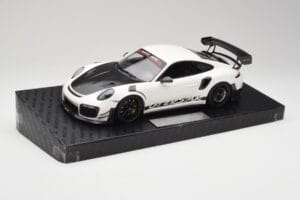 Porsche 911 991.2 GT3 RS Manthey Racing Hvid Minichamps 1:18 MR-911-GT3RS-1801 Metal — billede 2 af 6
